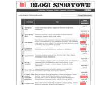Tablet Screenshot of blogi-sportowe.liiil.pl